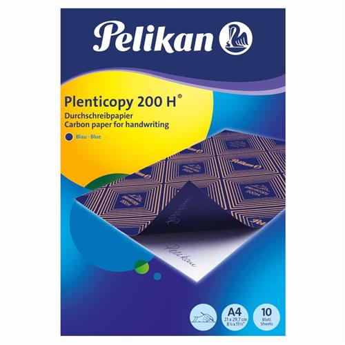Carta carbone Pelikan A4 per scrittura a mano 10fg Blu