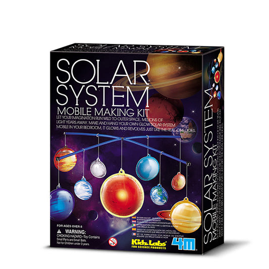 Sistema solare 3D luminoso