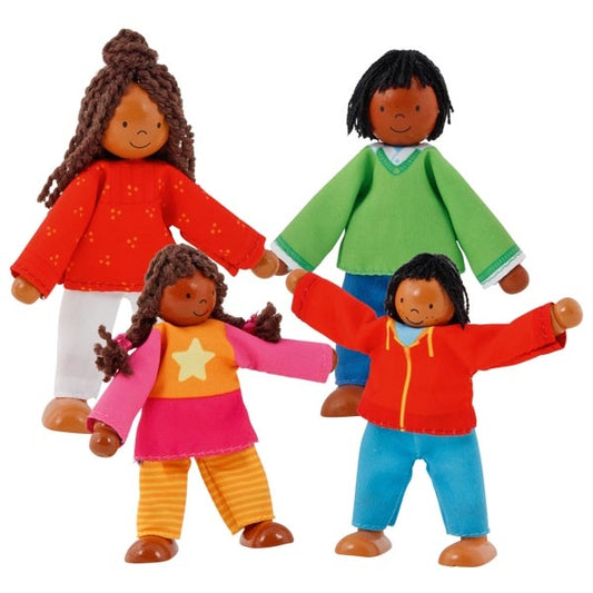 Famiglia quattro persone - Bambole flessibili