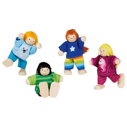 Gruppetto di bambini - Bambole flessibili