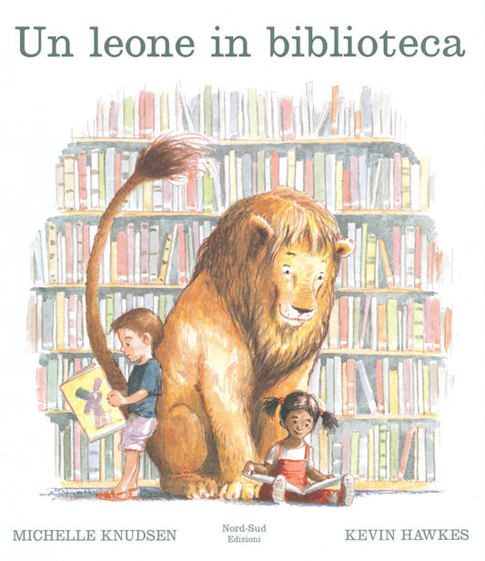 Un leone in biblioteca