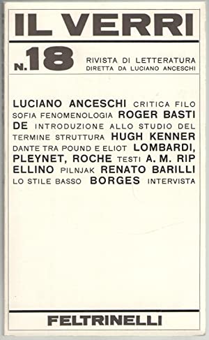 Rivista Il Verri - Nuova serie 1964 n 18