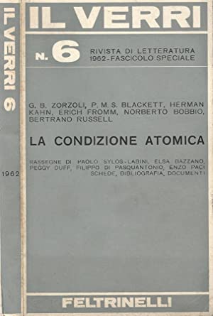 Rivista Il Verri - Nuova serie 1962 n. 6