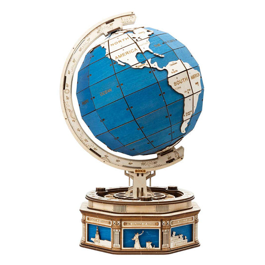 The Globe - Mappamondo in legno