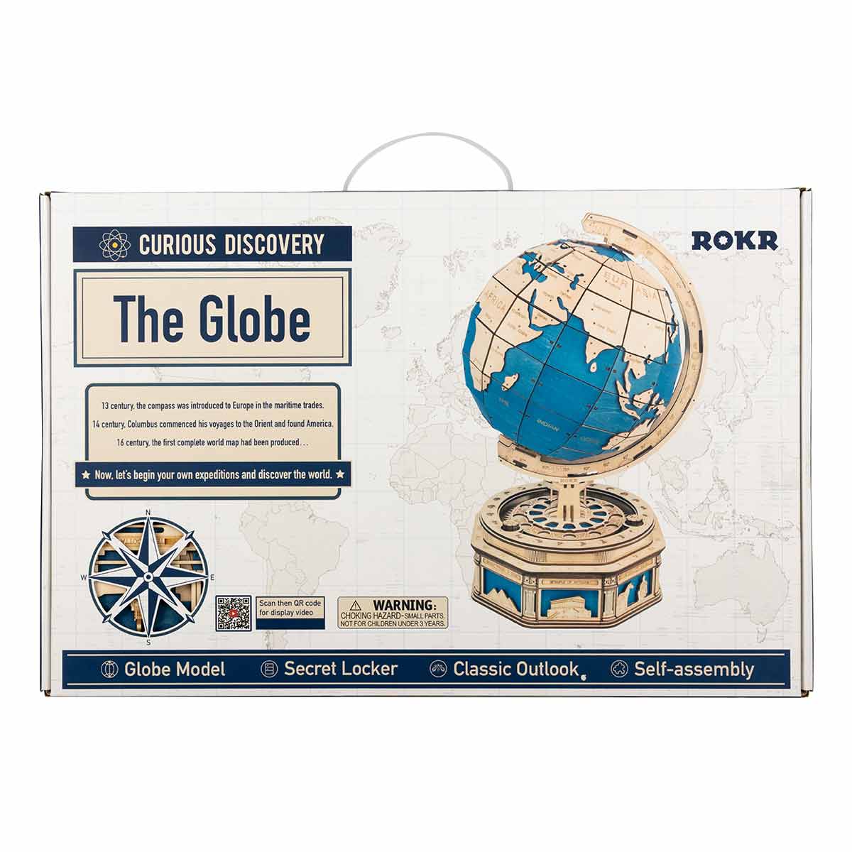 The Globe - Mappamondo in legno