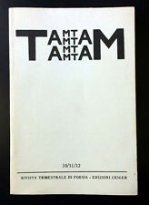 TamTam rivista di poesia 1976 n. 10/11/12